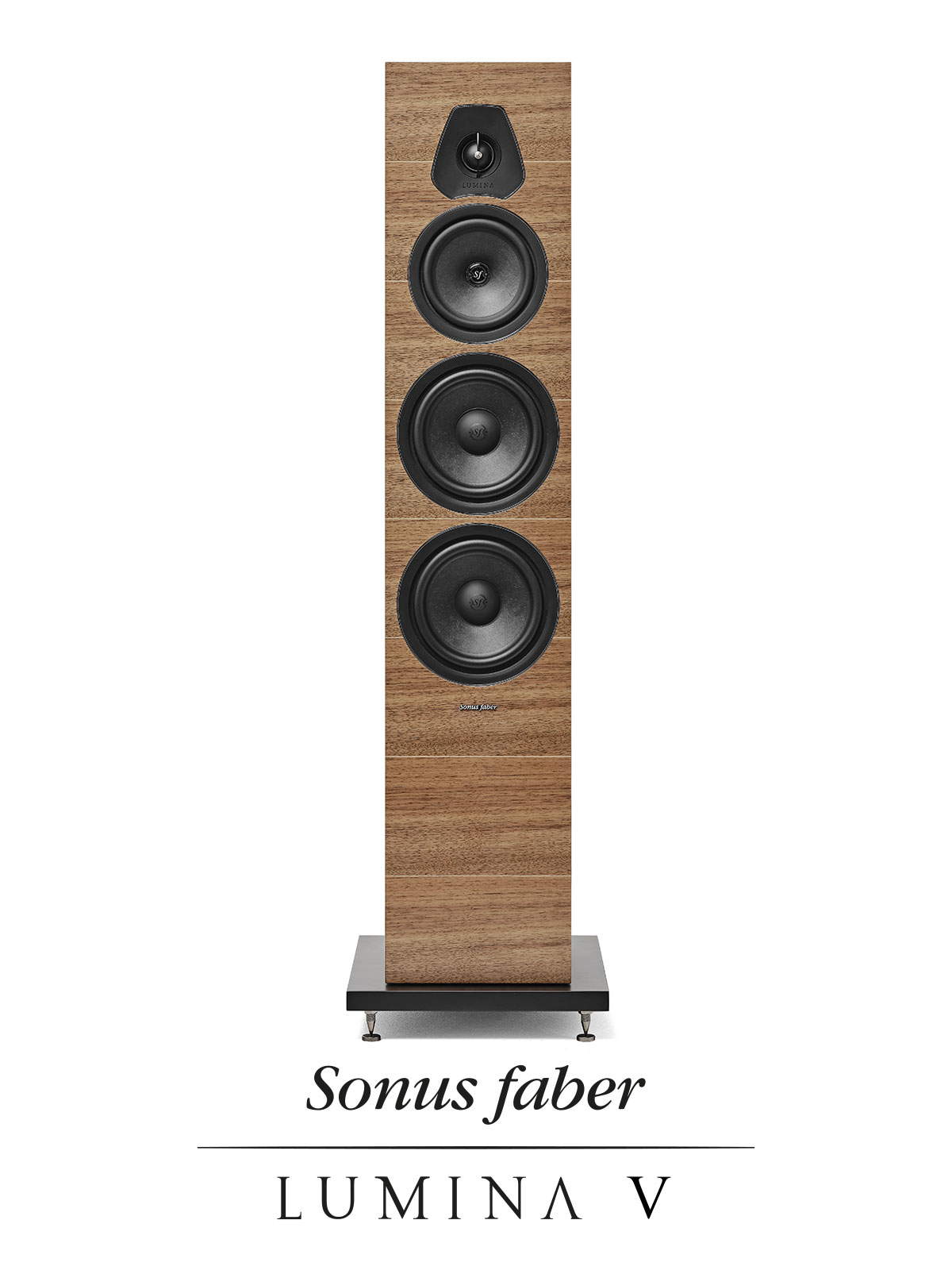 Sonus Faber Lumina V orzech – kolumna podłogowa w orzechowym wykończeniu
