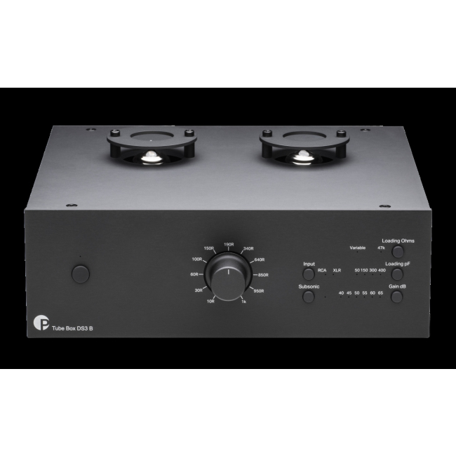 TUBE BOX DS3 B - Lampowy przedwzmacniacz gramofonowy - BLACK