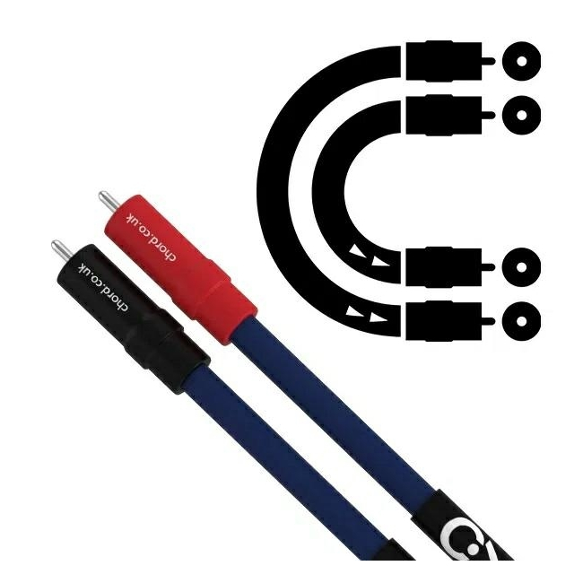 CHORD CLEARWAY X - Interkonekt stereo RCA - 1,5M