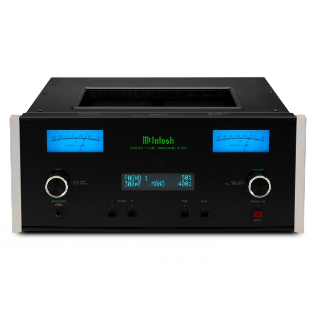przedwzmacniacz lampowy McIntosh C2800 front top