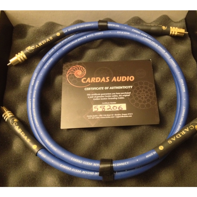 Cardas Clear Beyond Interconnect 1m RCA, stan bdb