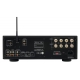 Vincent SV-228 srebrny – tylny panel wzmacniacza z wejściami i wyjściami audio