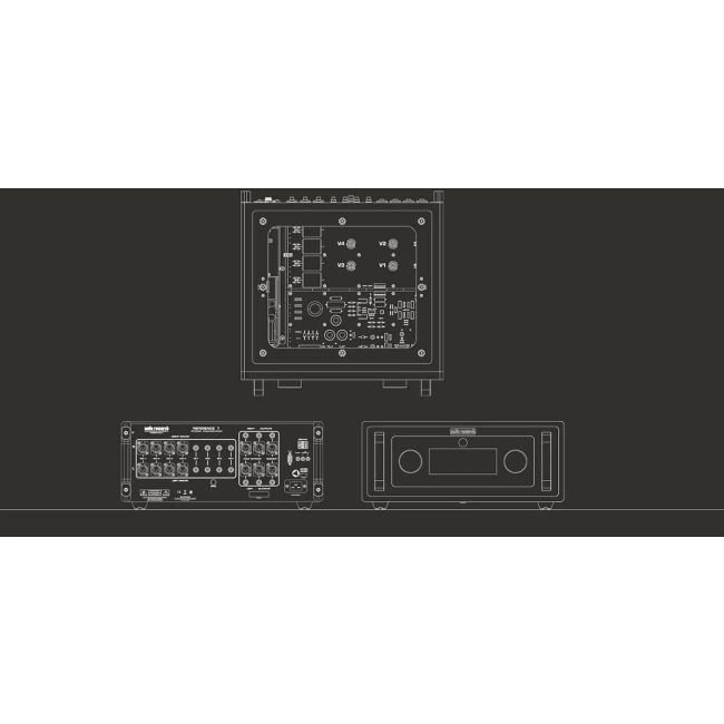 Audio Research Reference 7 - przedwzmacniacz – audio Research Reference 7 – rysunki techniczne i widoki