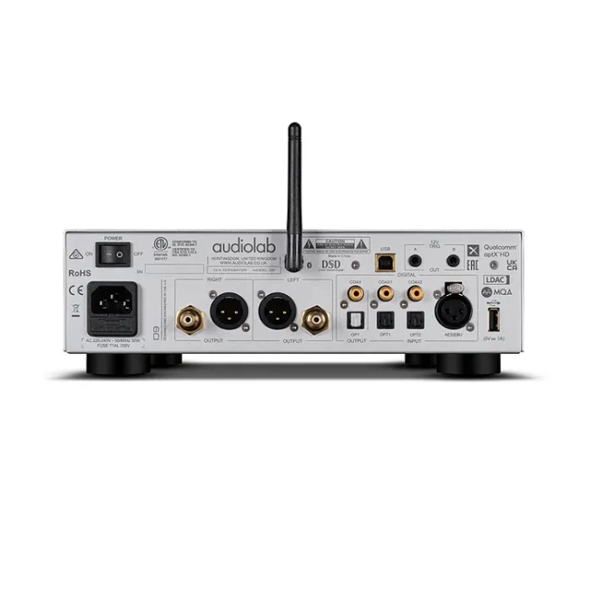 Audiolab D9 przetwornik cyfrowo-analogowy srebrny