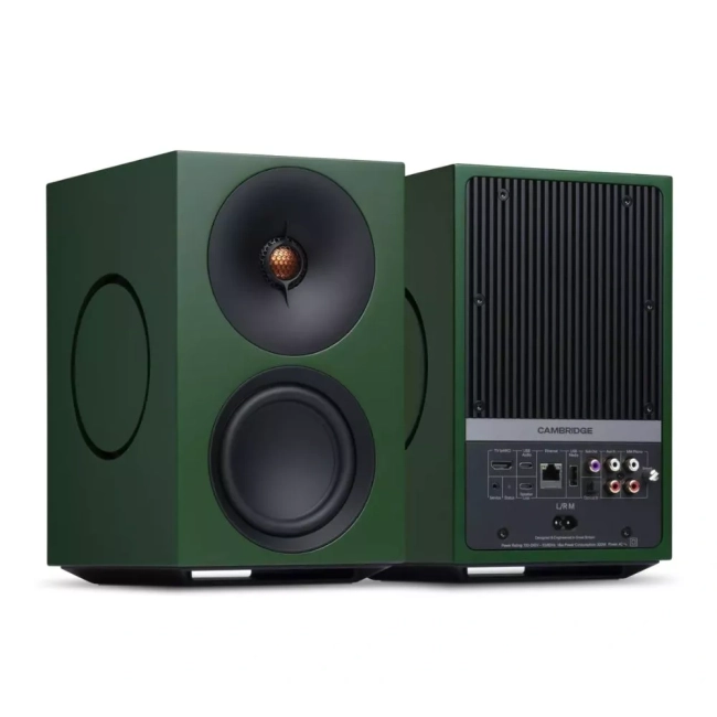 Cambridge Audio L-R M zielony - kolumny aktywne – cambridge Audio L-R M zielony – kolumny aktywne, widok