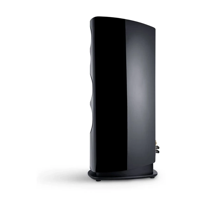 Canton Reference 2 Black Piano Finish – ujęcie boczne pokazujące profil obudowy