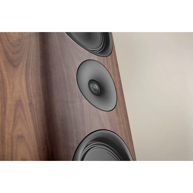 Canton Reference 5 GS Walnut Matt – zbliżenie przetworników na jasnym tle