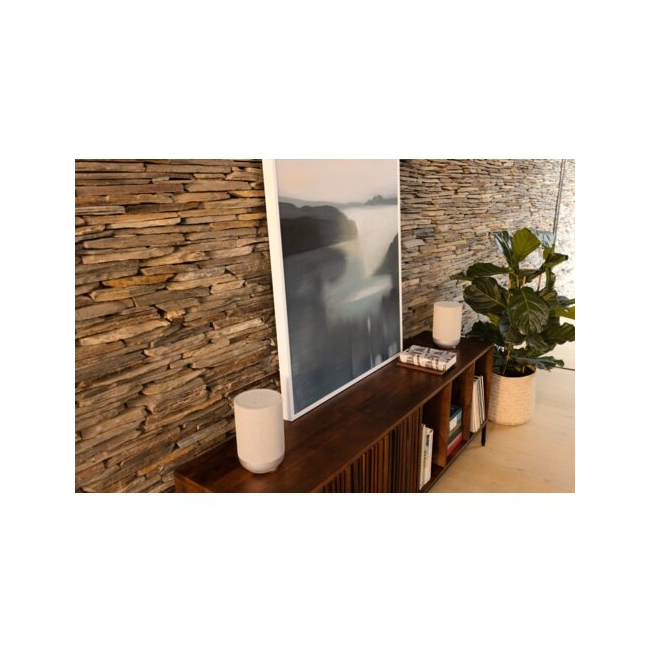 Denon Home 200 Biały - głośnik aktywny – denon Home 200 Biały – głośnik aktywny na komodzie w aranżacji