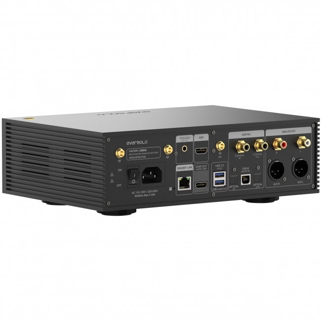 Eversolo DMP-A6 Master Edition gen.2 kolor czarny tył skos