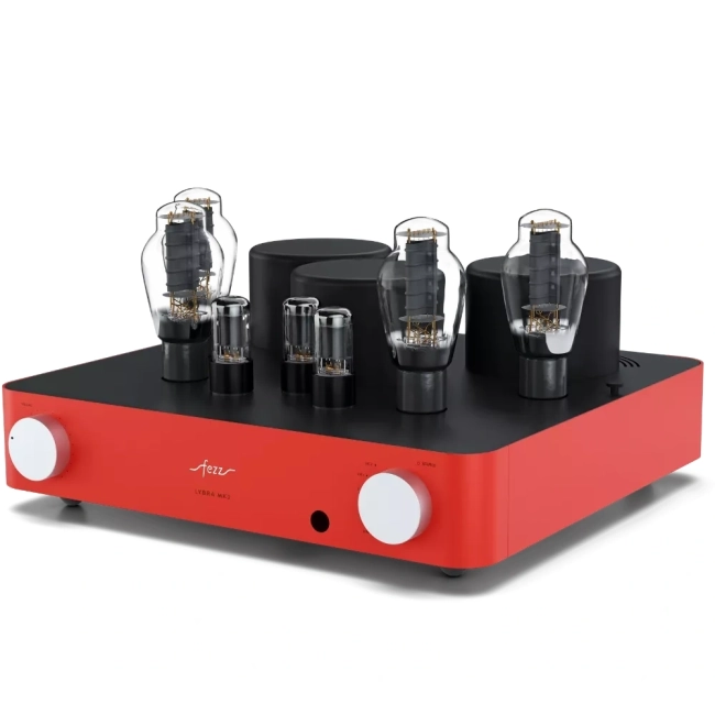 Fezz Lybra MK2 EVO Burning Red – dodatkowe ujęcie wzmacniacza lampowego