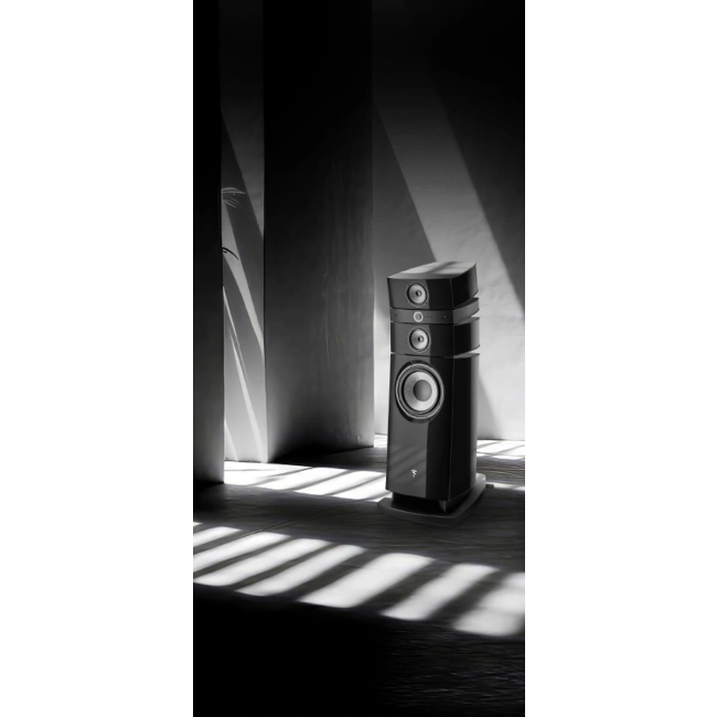 Focal Stella Utopia EM Evo Dark Walnut – ujęcie wykończenia Dark Walnut