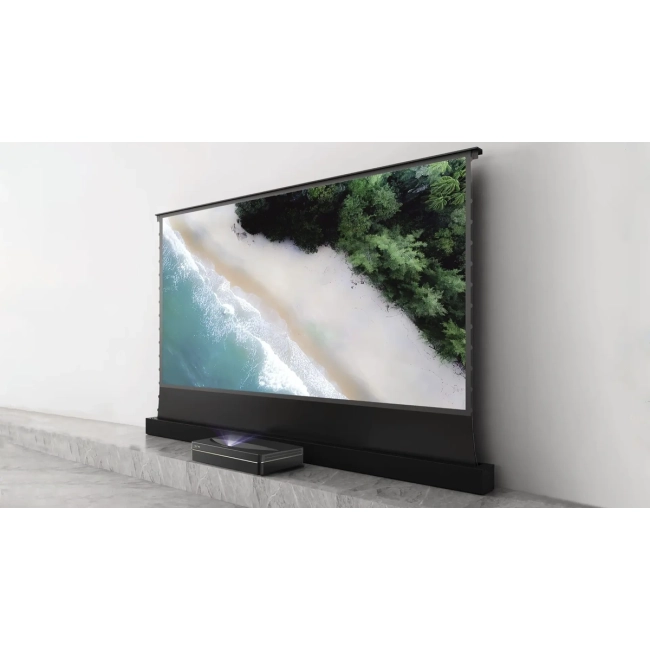 Hisense MFS120 ALR Floor Screen ekran 120 elektrycznie rozwijany – hisense MFS120 ALR Floor Screen ekran 120 – ekran ustawiony z