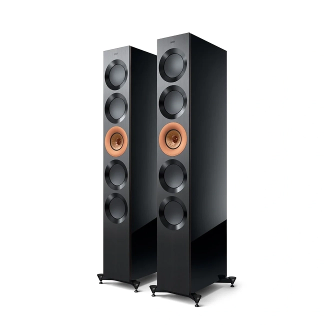 KEF Reference 5 Meta High-Gloss Black-Copper