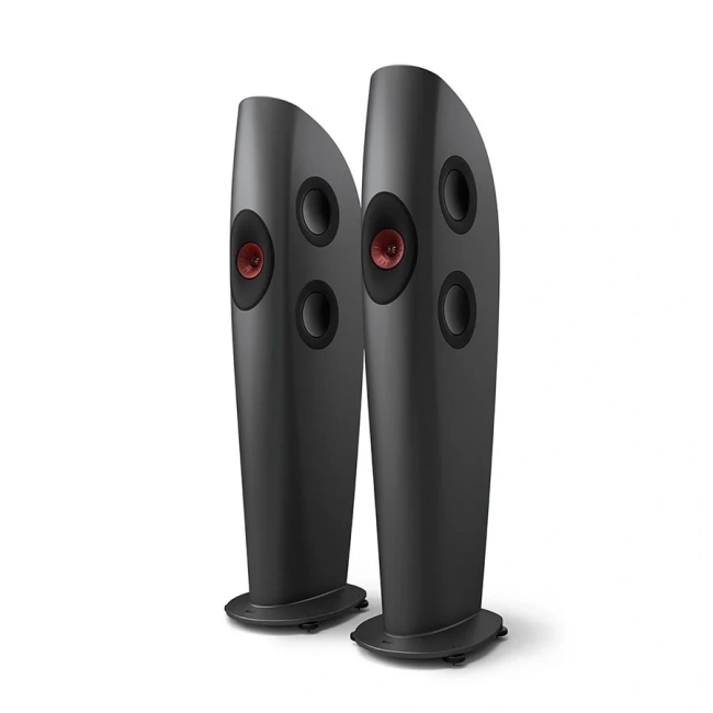 KEF Blade Two Meta Charcoal Grey-Red