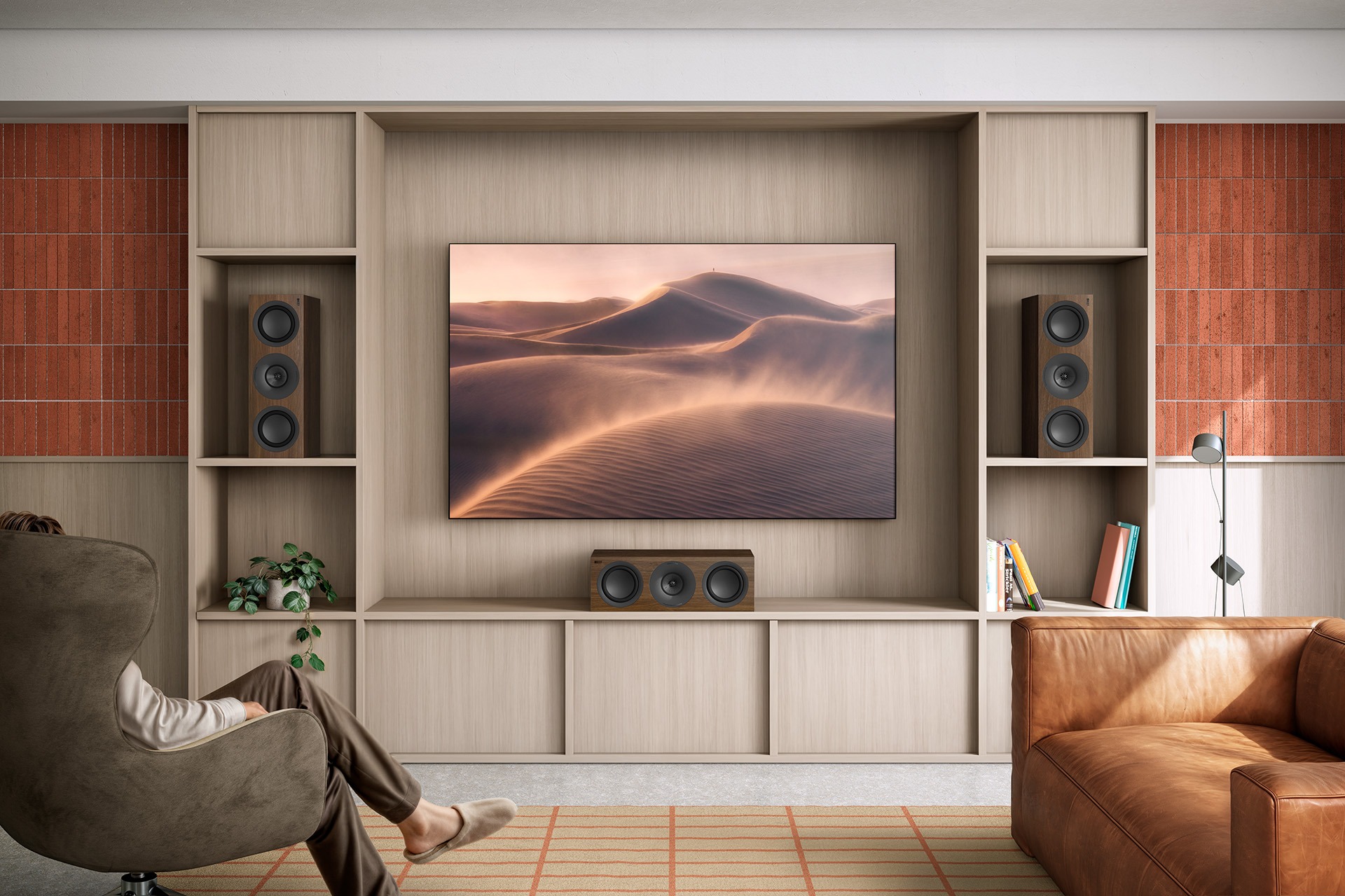 Kef Q6 Meta czarny satyna 2
