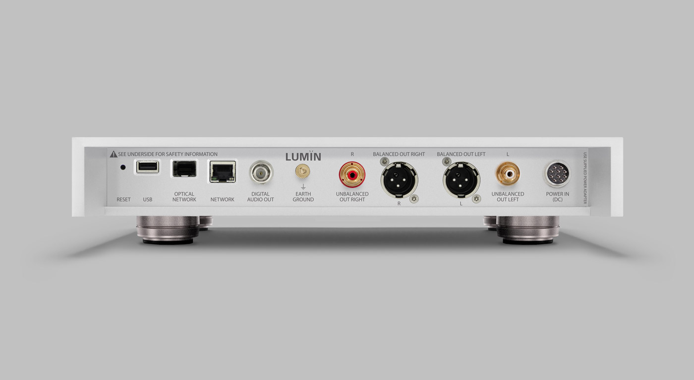 Lumin X2 srebrny - odtwarzacz sieciowy – kolejne ujęcie produktu