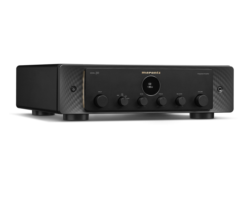Marantz MODEL 30 czarny – wzmacniacz zintegrowany ujęty z prawej strony