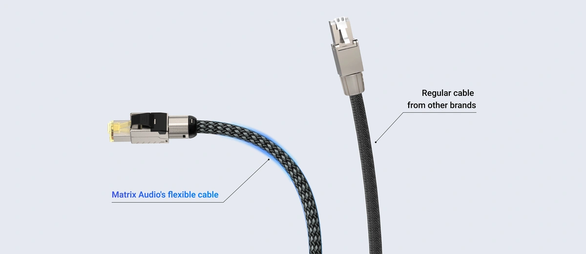 Matrix CAT6A Network Patch Cord cables – kabel sieciowy do systemu audio