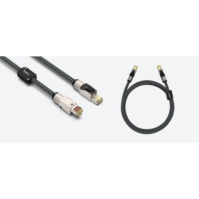 Matrix CAT6A Network Patch Cord cables – ujęcie kabla sieciowego