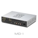 Matrix MD-1 / MD-1P music streamer integrated amplifier – widok tylnej ścianki z gniazdami wejść/wyjść i górnym panelem