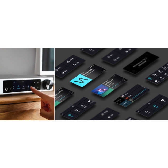 Matrix element M2 music streamer dac headphone amplifier combo – ujęcie streamera muzycznego