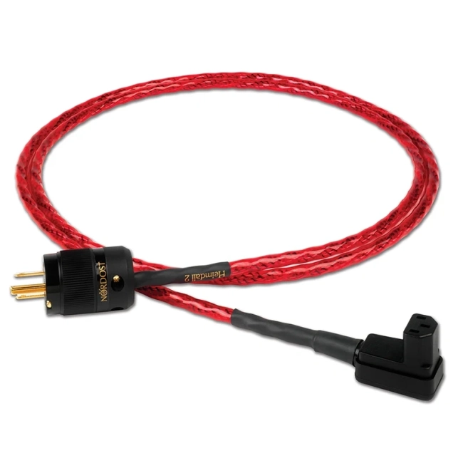 Nordost Heimdall 3 Power Cord 4.0m – dodatkowe ujęcie produktu z pętlą kabla