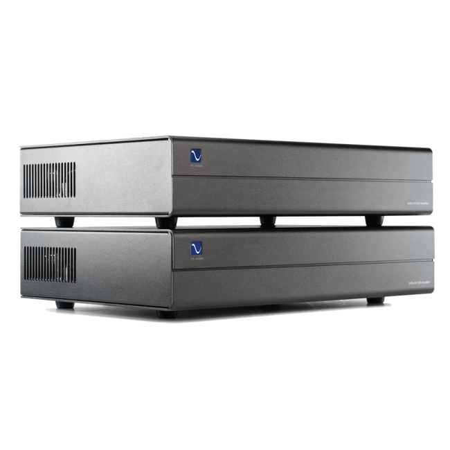 PS Audio M1200 – ujęcie produktu przedstawiające parę końcówek mocy