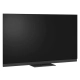 Panasonic TV-77Z95BEGA | Telewizor OLED 4K HDR – ujęcie z profilu na podstawie, czarny ekran