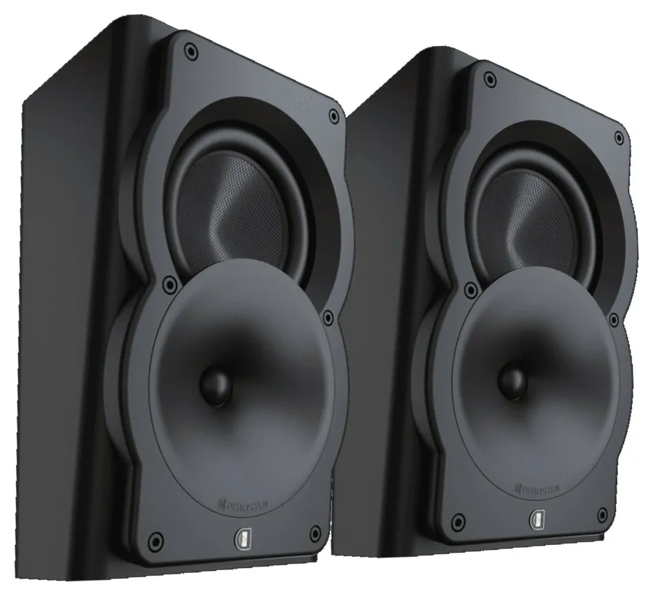Perlisten A2s | Kolumny surround – para kolumn w widoku z przodu pod kątem