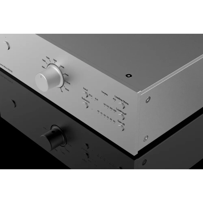 Pro-ject Phono Box DS3 B srebrny – ujęcie produktu do systemu analogowego