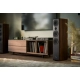 Pylon Audio Opal 30 mkII - Okleina-PCV | Dąb Naturalny – pylon Audio Opal 30 mkII – Okleina-PCV | Dąb Naturalny – aranżacyjne ujęcie w