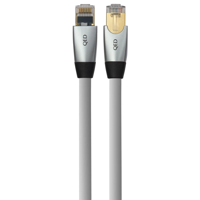 QED Performance Ethernet 3.0m – przewód Ethernet CAT 6 FTP z szarą powłoką