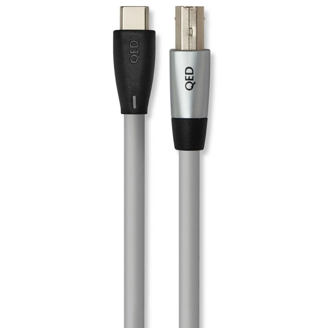QED Performance USB C-B 1.2m – dodatkowe ujęcie przewodu z serii Performance