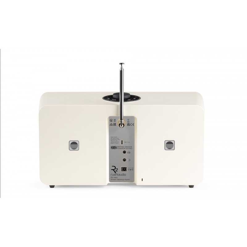 Ruark R2 Mk4 light cream – tył obudowy kompaktowego systemu muzycznego