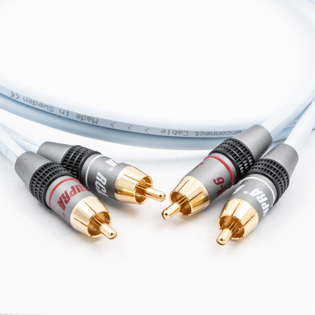 Supra Dual 2RCA-2RCA Blue 1m, interkonekt audio