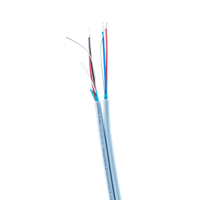 Supra Dual 2RCA-2RCA Blue 1m, interkonekt audio