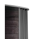 Sonus Faber Guarneri G5 Grafit - kolumny podstawkowe – sonus Faber Guarneri G5 Grafit – detal górnego narożnika obudowy i żeber Sonus Faber Guarneri G5 Grafit - kolumny podstawkowe – sonus Faber Guarneri G5 Grafit – detal górnego narożnika obudowy i żeber
