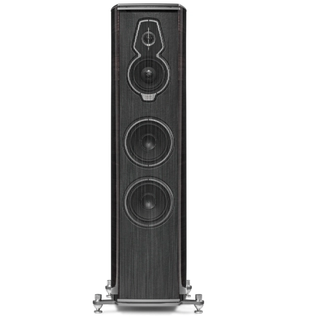 Sonus Faber Serafino G2 Grafit - kolumny podłogowe – sonus Faber Serafino G2 Grafit – kolumny podłogowe z założonym grillem
