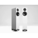 Spendor A2.2 Satin White – produktowe ujęcie smukłych kolumn głośnikowych