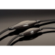 Transparent OPUS | Kabel zasilający – dwa przewody z widocznymi modułami z włókna węglowego