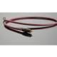 Transparent PERFORMANCE 75-ohm | Kabel cyfrowy RCA – zbliżenie na pozłacany wtyk i jego odbicie