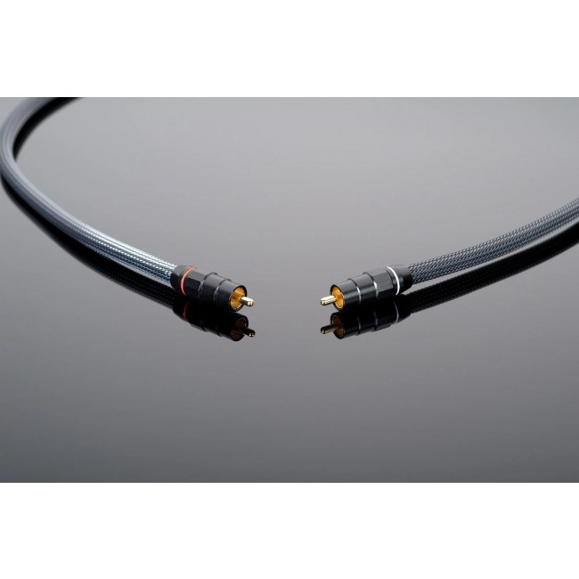 Transparent PREMIUM 75-ohm | Kabel cyfrowy RCA – para wtyków RCA z plecioną izolacją i odbiciem