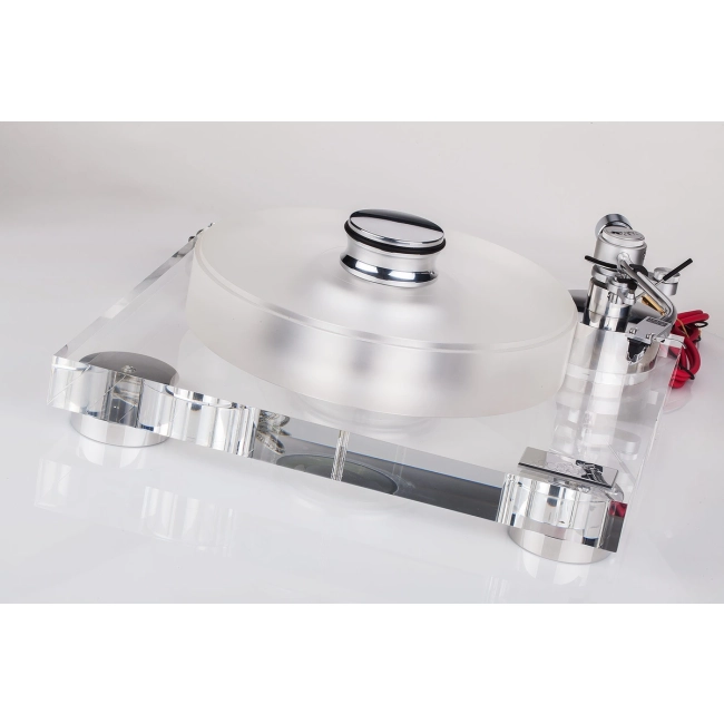 Transrotor Leonardo 40|60 TMD – gramofon z przezroczystym akrylowym chassis