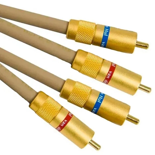 Van den Hul The Second RCA 1m – dodatkowe ujęcie przewodów audio