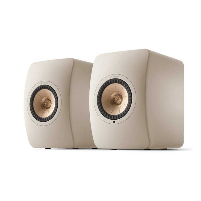 Kef LS50 Wireless II sand shell