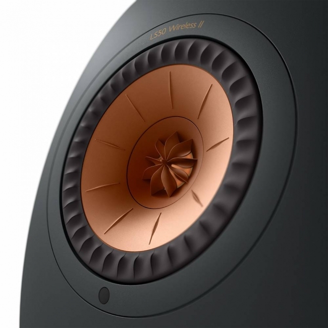 Kef LS50 Wireless II czarny w zestawie ze standami S2