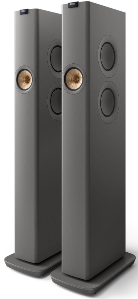 KEF LS60 Wireless Titanium Grey – dodatkowe ujęcie pary kolumn