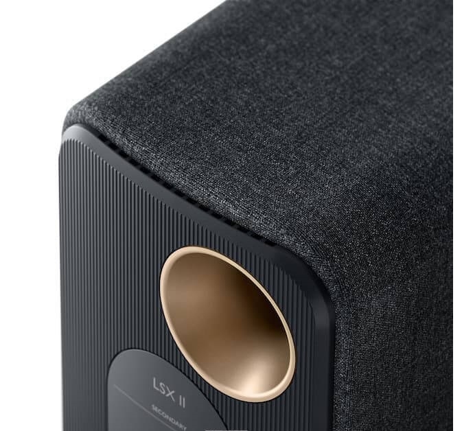 Kef LSX II Carbon Black, EISA 2023 – Kef LSX II Carbon Black – bezprzewodowy system stereo w czarnym