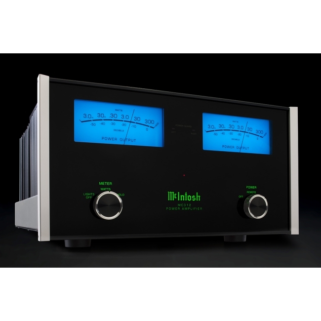 McIntosh MC312 stereofoniczny wzmacniacz mocy tło