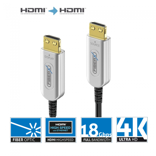 PureLink FiberX FXI350-100 kabel światłowodowy HDMI 2.0b 4K 18Gbps 100,0m